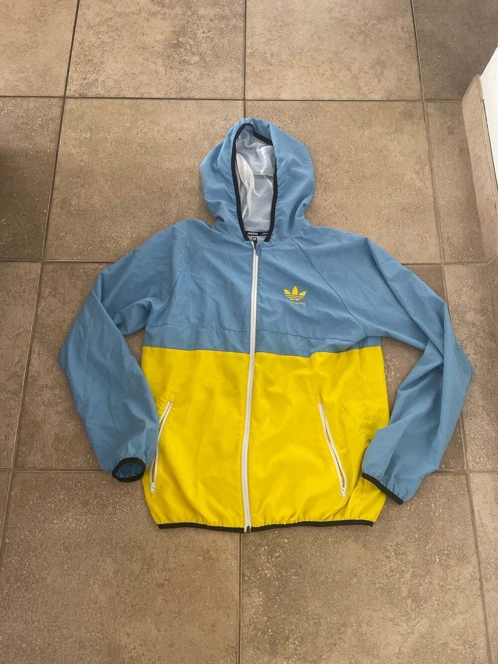 Adidas Skateboarding Full Zip Windbreaker Jacket Size Medium